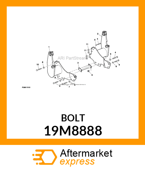 SCREW, HEX HEAD, METRIC 19M8888