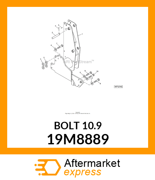 SCREW, HEX HEAD, METRIC 19M8889