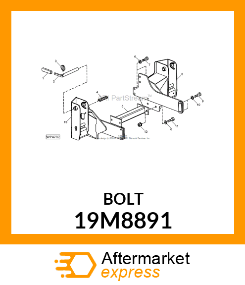 SCREW, HEX HEAD, METRIC 19M8891