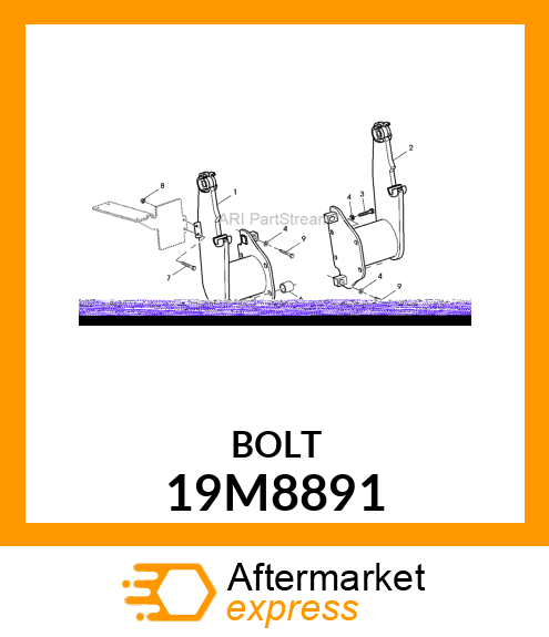 SCREW, HEX HEAD, METRIC 19M8891