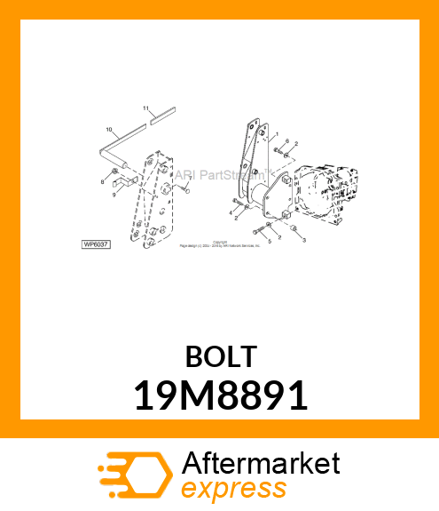 SCREW, HEX HEAD, METRIC 19M8891