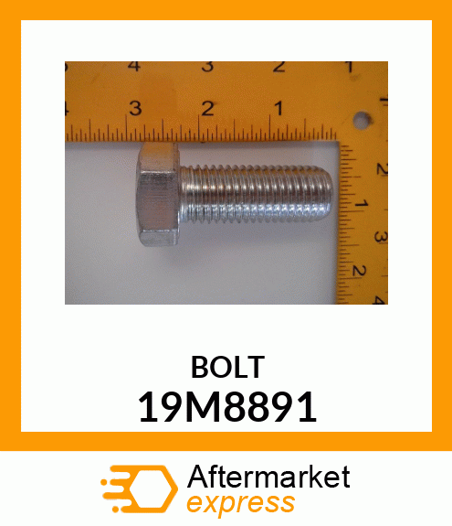 SCREW, HEX HEAD, METRIC 19M8891