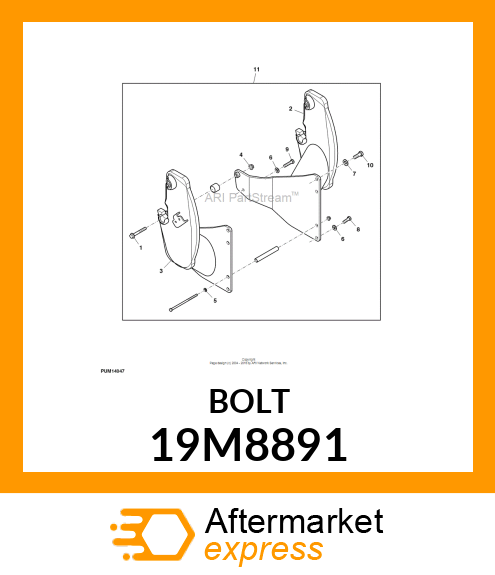 SCREW, HEX HEAD, METRIC 19M8891