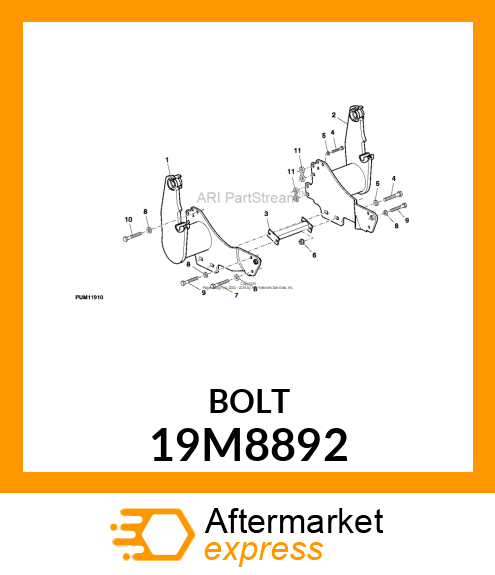 SCREW, HEX HEAD, METRIC 19M8892