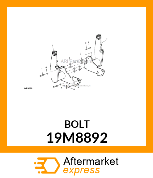 SCREW, HEX HEAD, METRIC 19M8892