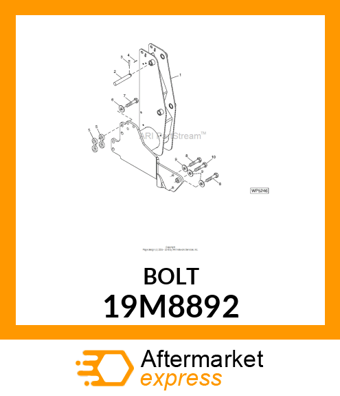 SCREW, HEX HEAD, METRIC 19M8892