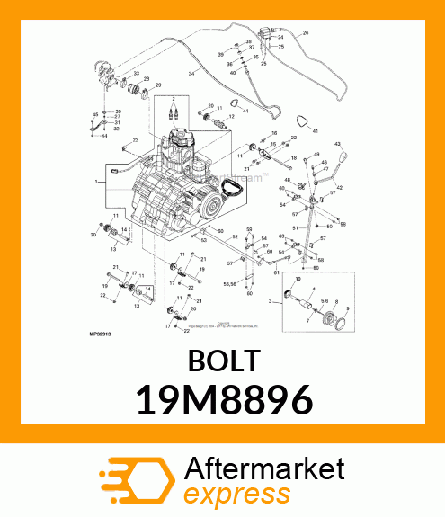 SCREW, FLANGED, METRIC 19M8896