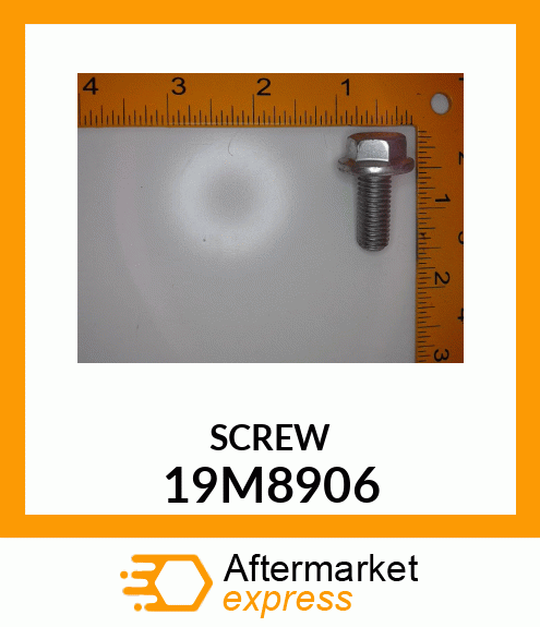 SCREW, HEX HD, METRIC, L.H. THD 19M8906