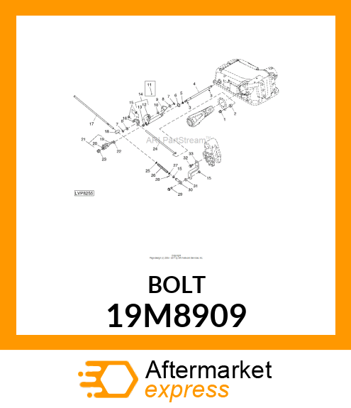 SCREW, FLANGED, METRIC 19M8909