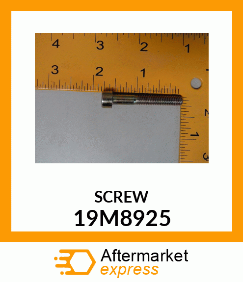 SCREW, HEX SOCKET HEAD, METRIC 19M8925