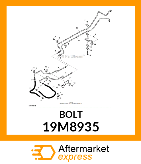 SCREW, HEX HEAD, METRIC 19M8935