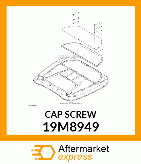 SCREW, HEX HEAD, METRIC 19M8949