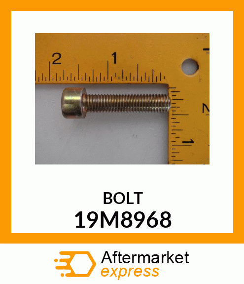 SCREW, HEX SOCKET HEAD, METRIC 19M8968