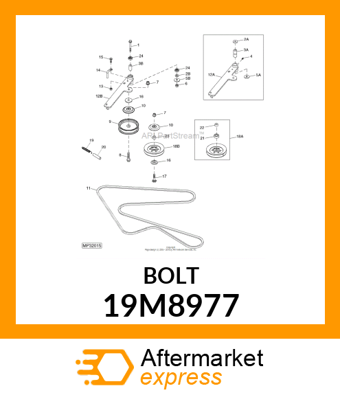 SCREW, FLANGED, METRIC 19M8977