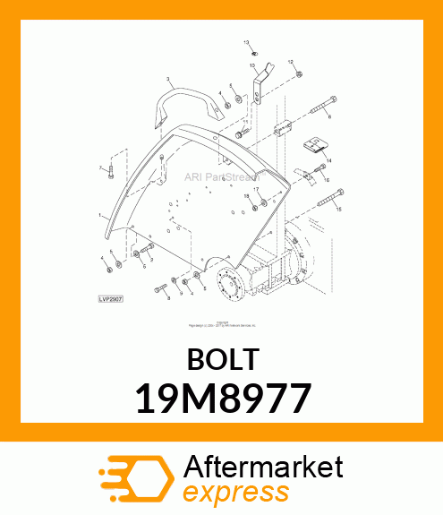 SCREW, FLANGED, METRIC 19M8977