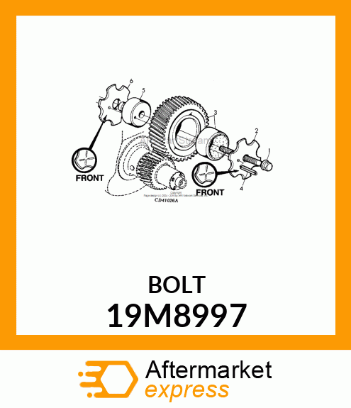 SCREW, FLANGED, METRIC 19M8997