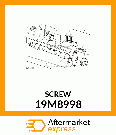 SCREW, FLANGED, METRIC 19M8998