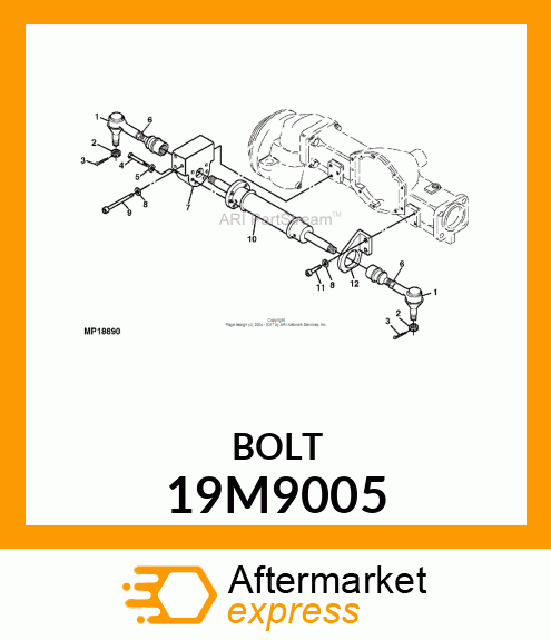 SCREW, HEX SOCKET HEAD, METRIC 19M9005