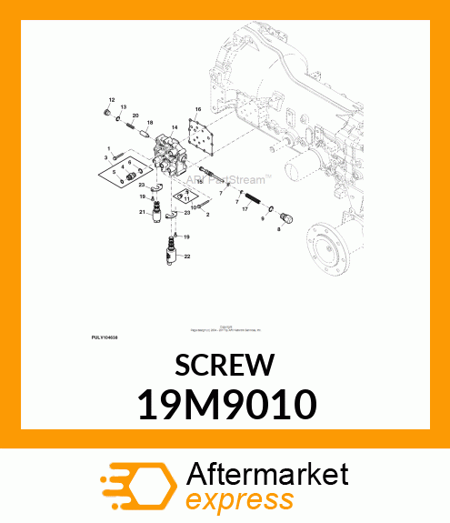 SCREW, FLANGED, METRIC 19M9010