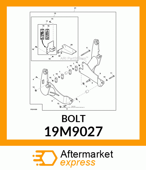 SCREW, HEX HEAD, METRIC 19M9027