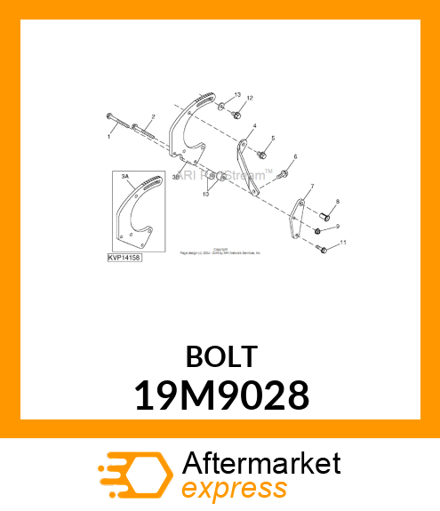 SCREW, FLANGED, METRIC 19M9028