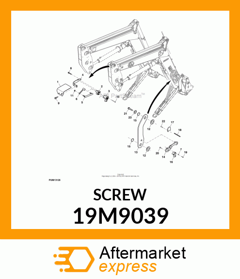 SCREW, FLANGED, METRIC, SERRATE 19M9039