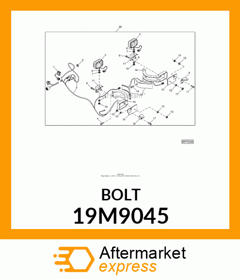 SCREW, FLANGED, METRIC 19M9045