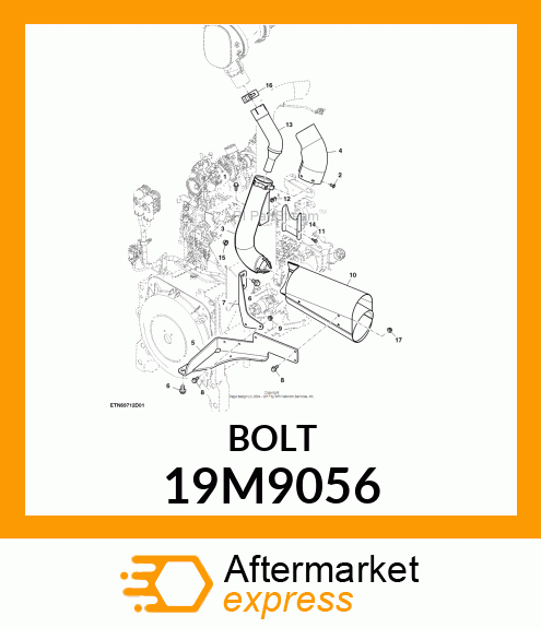 SCREW, FLANGED, METRIC 19M9056