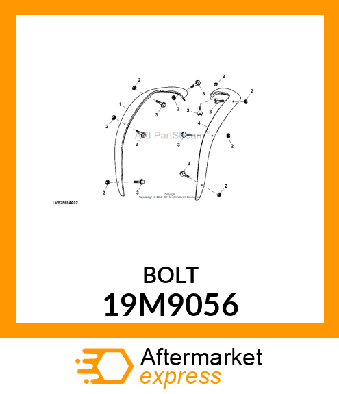 SCREW, FLANGED, METRIC 19M9056