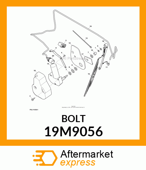 SCREW, FLANGED, METRIC 19M9056