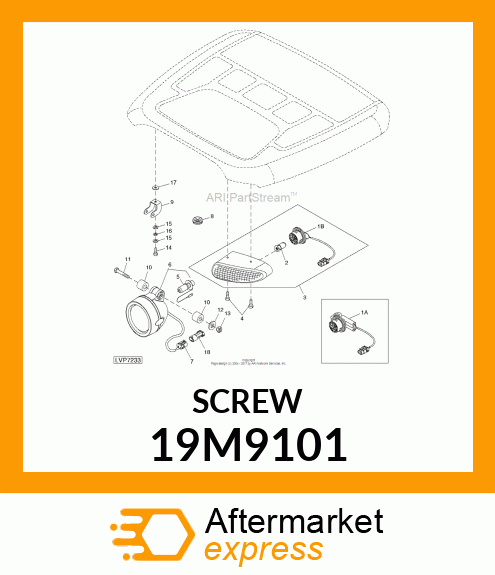 SCREW, HEX SOCKET HEAD, METRIC 19M9101