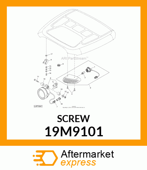 SCREW, HEX SOCKET HEAD, METRIC 19M9101