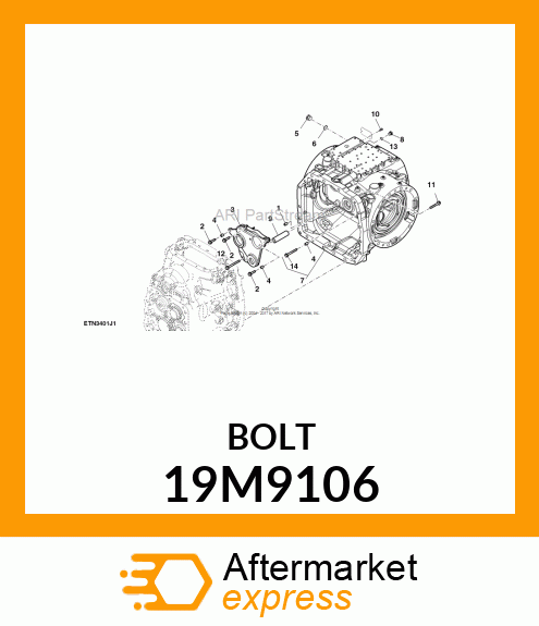 SCREW, FLANGED, METRIC 19M9106