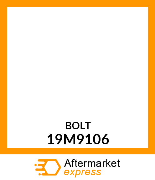 SCREW, FLANGED, METRIC 19M9106