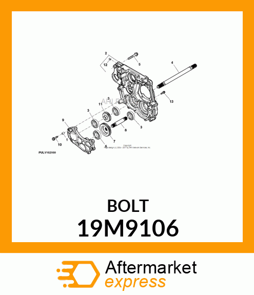 SCREW, FLANGED, METRIC 19M9106