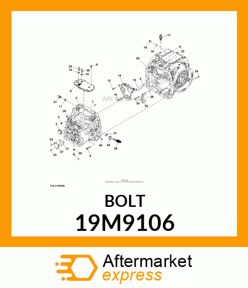 SCREW, FLANGED, METRIC 19M9106