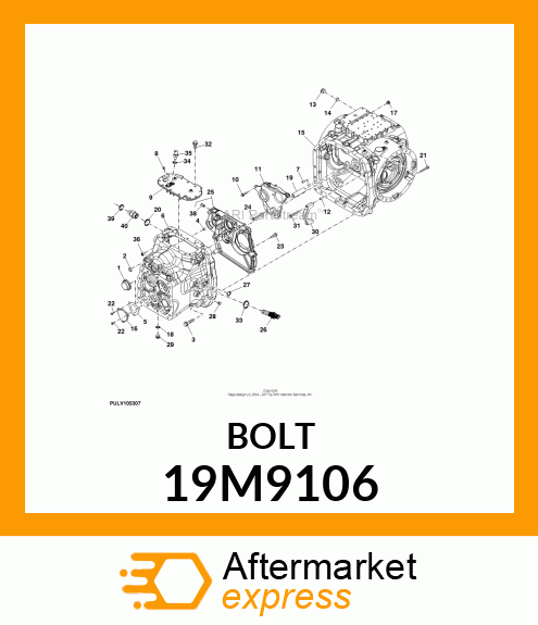 SCREW, FLANGED, METRIC 19M9106