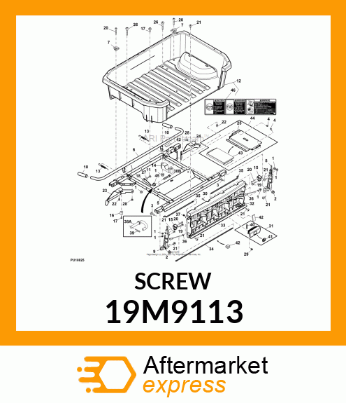 SCREW , HEX SOCKET, OVAL HEAD FLANG 19M9113