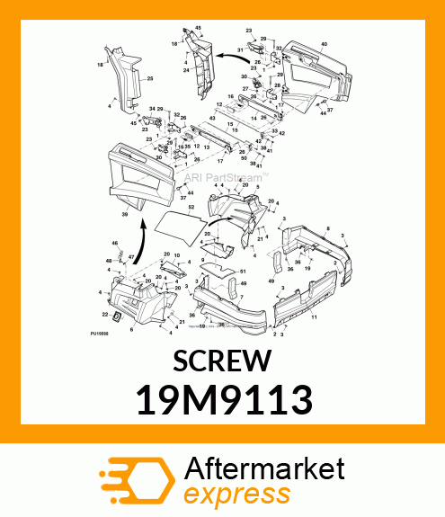 SCREW , HEX SOCKET, OVAL HEAD FLANG 19M9113