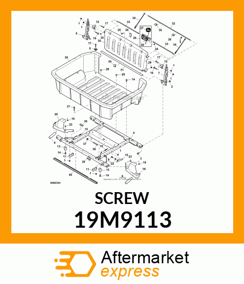 SCREW , HEX SOCKET, OVAL HEAD FLANG 19M9113