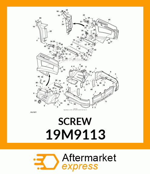 SCREW , HEX SOCKET, OVAL HEAD FLANG 19M9113