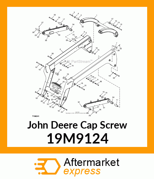 SCREW, HEX HEAD, METRIC 19M9124