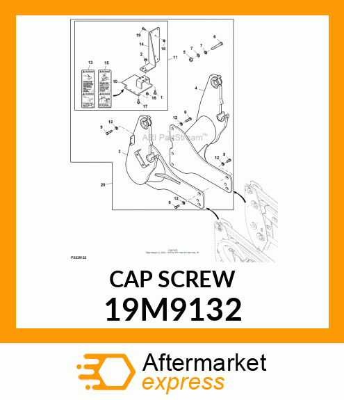 SCREW, HEX HEAD, METRIC 19M9132