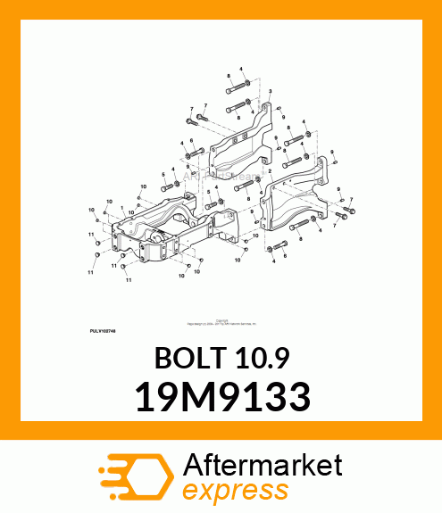 SCREW, HEX HEAD, METRIC 19M9133