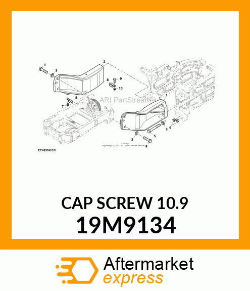 SCREW, HEX HEAD, METRIC 19M9134