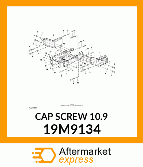 SCREW, HEX HEAD, METRIC 19M9134