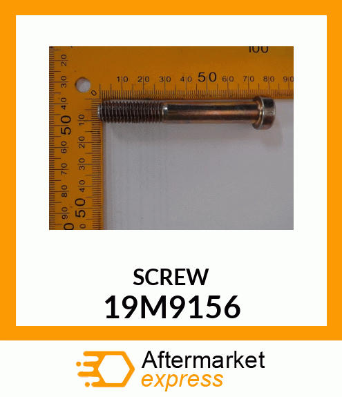 SCREW, HEX SOCKET HEAD, METRIC 19M9156