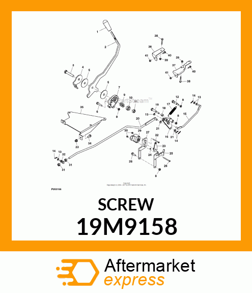 SCREW, HEX SOCKET HEAD, METRIC 19M9158