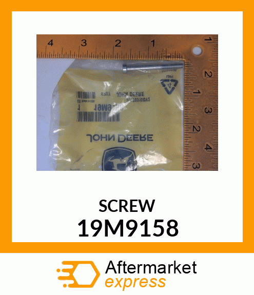 SCREW, HEX SOCKET HEAD, METRIC 19M9158