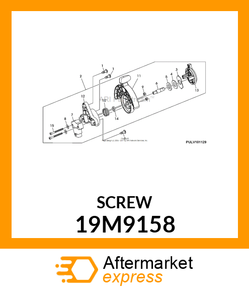 SCREW, HEX SOCKET HEAD, METRIC 19M9158